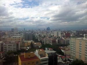 View from the top of buildings in Distrito Federal/Mexico City