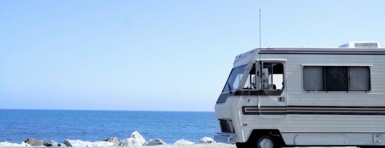 RV on Beach in Mexico