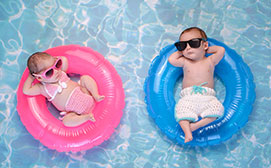 Babies in Pool